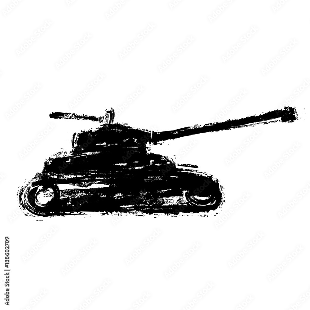 grunge modern tank