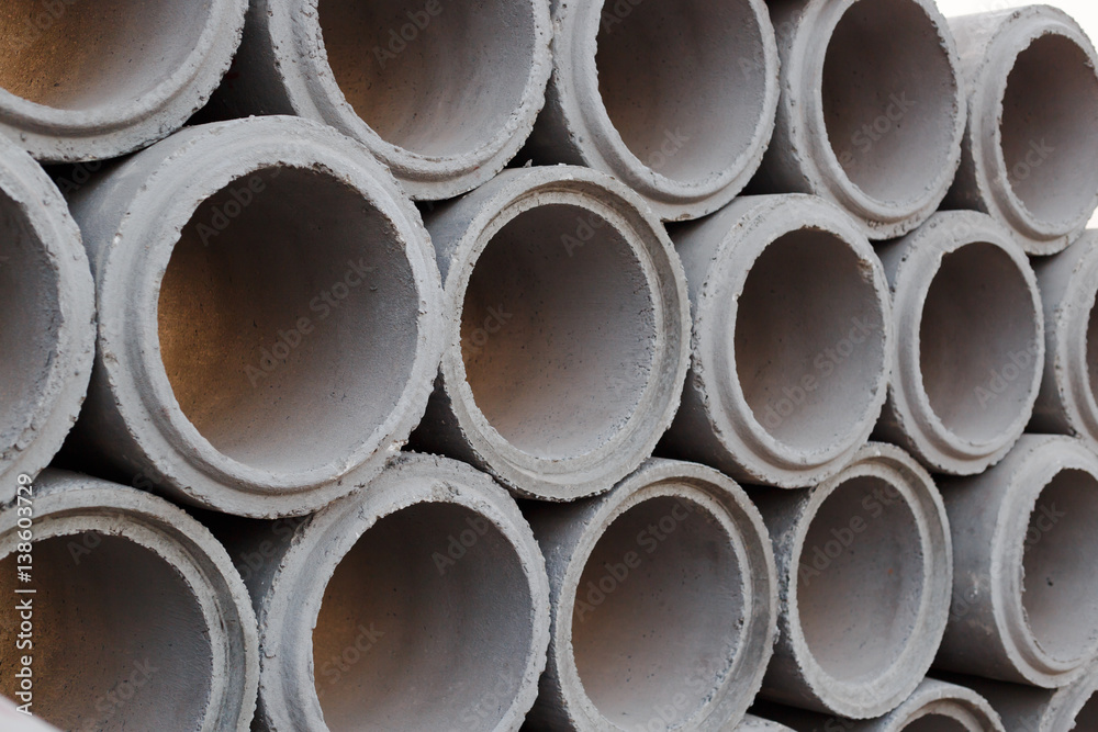 Trench mortar or Cement pipes for construction water system Trench mortar or Cement pipes for construction water system