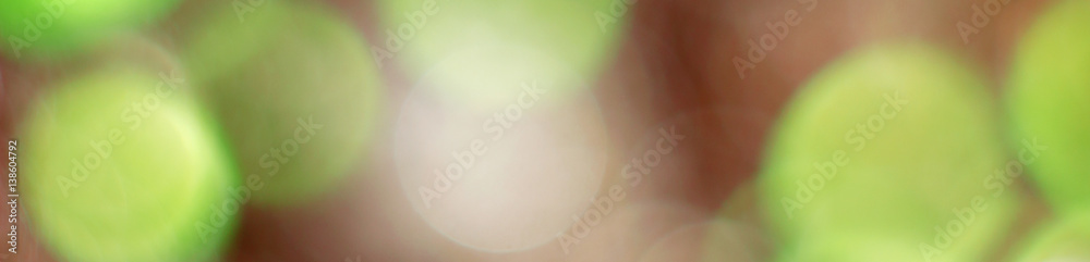 Natural blurred spring and summer bokeh, border design panoramic banner Natural blurred spring and summer bokeh, border design panoramic banner