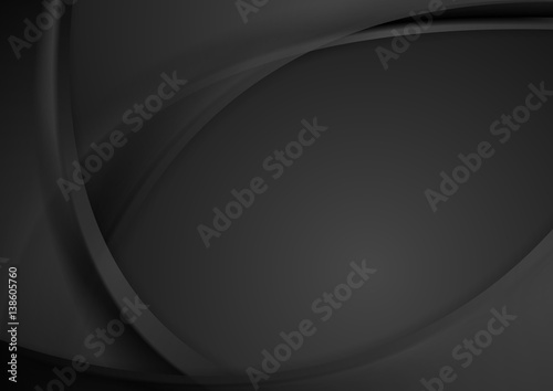 Abstract dark wavy corporate background