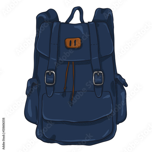 Vector Single Cartoon Casual Style Backpack