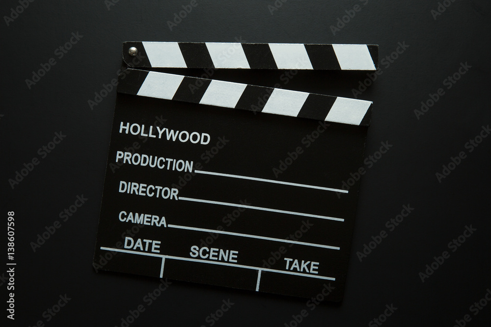 Obraz premium The vintage clapperboard.