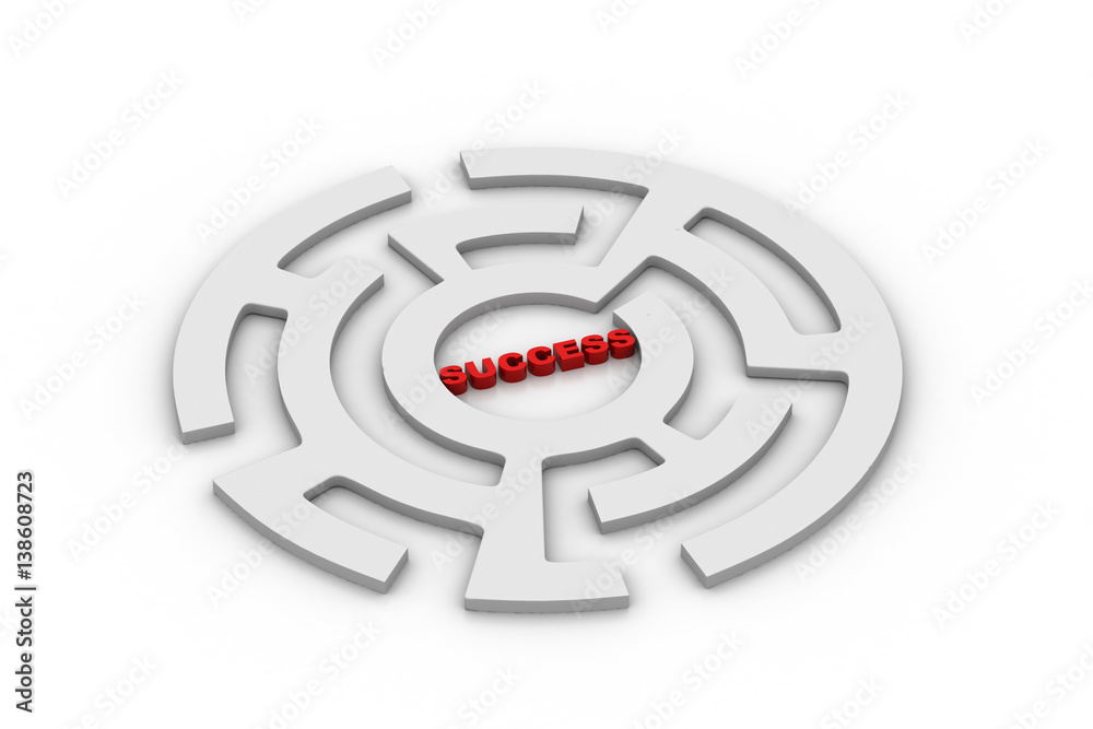 Labyrinth with word success Labyrinth with word success