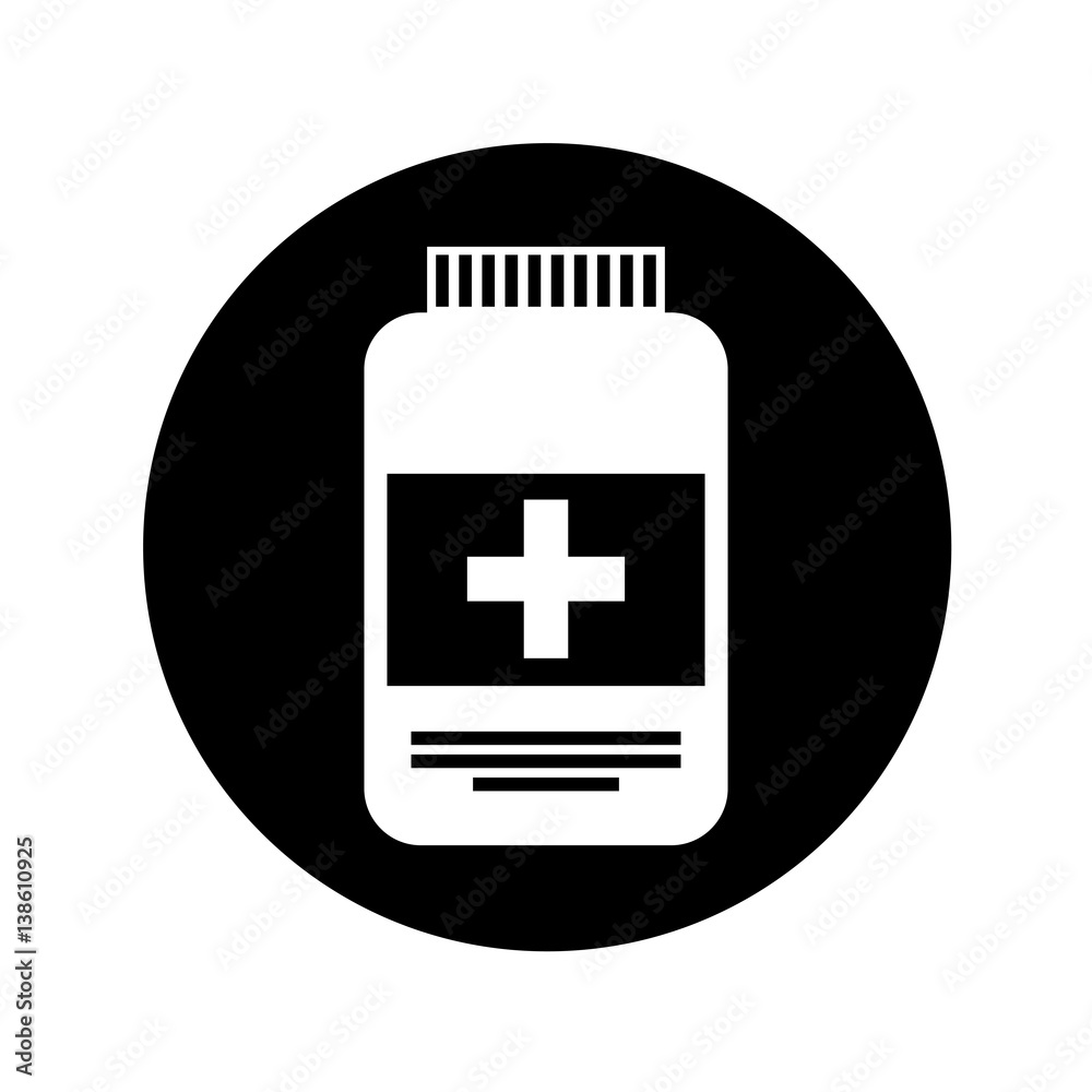 medicine bottle isolated icon vector illustration design medicine bottle isolated icon vector illustration design