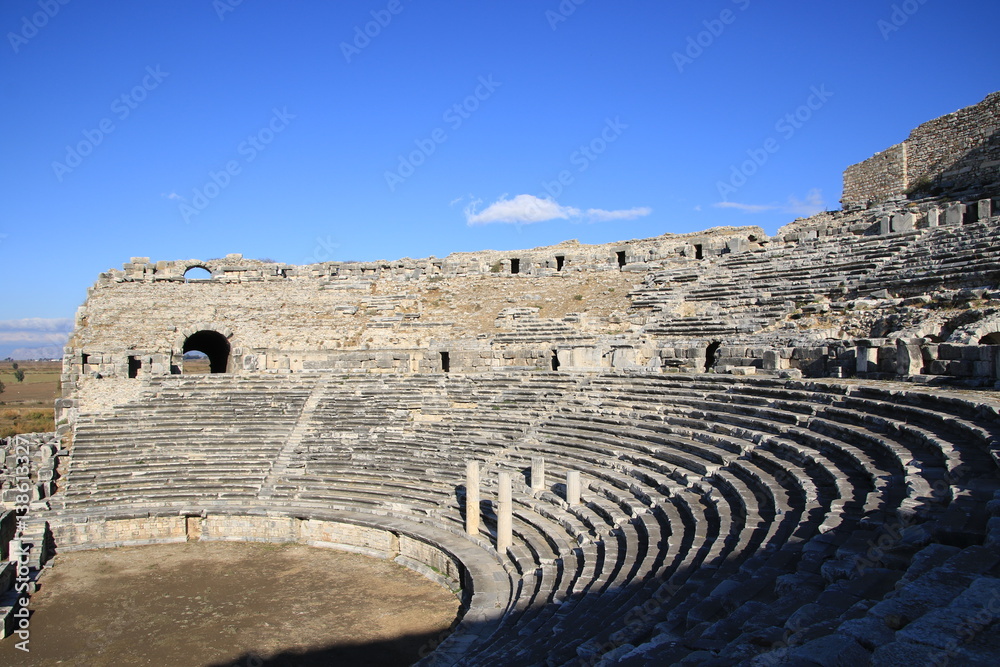 Antikes Theater in der Türkei Miletos