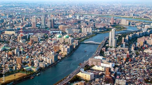 Aerial view of Tokyo © marcociannarel