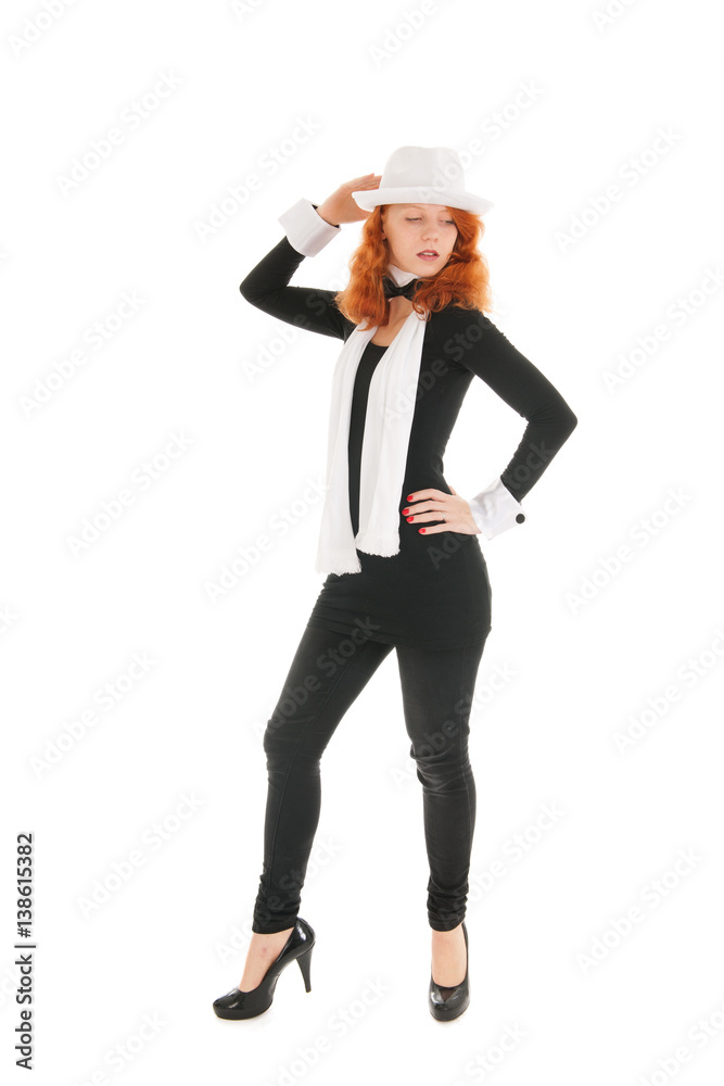 Woman dressed for party Woman dressed for party