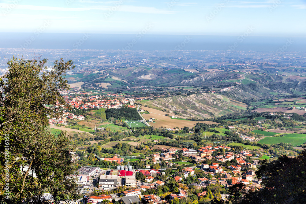 San Marino and the Apennine Mountains