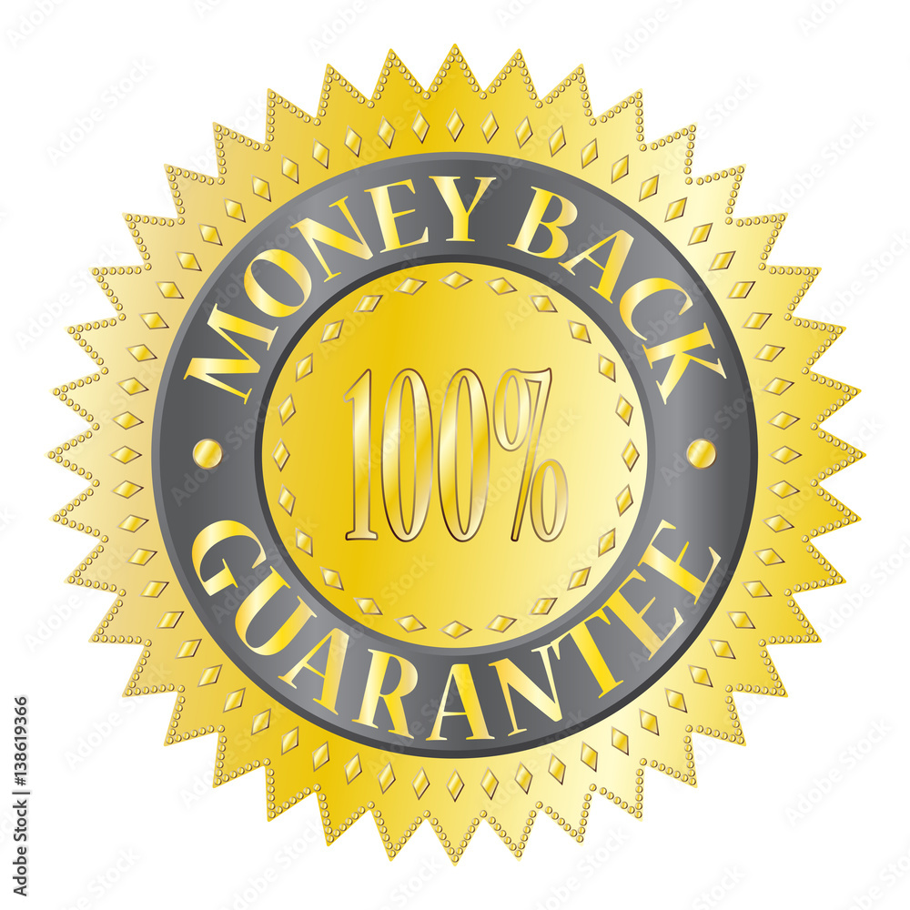 Fototapeta premium Money Back Guarantee Badge