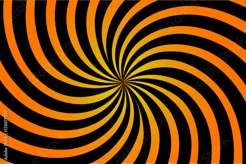 Striped black and yellow abstract background