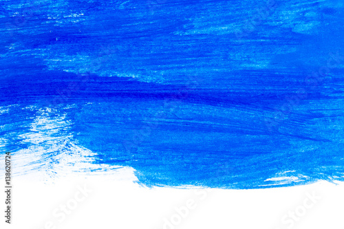 Blaues Wasserfarben Muster 
