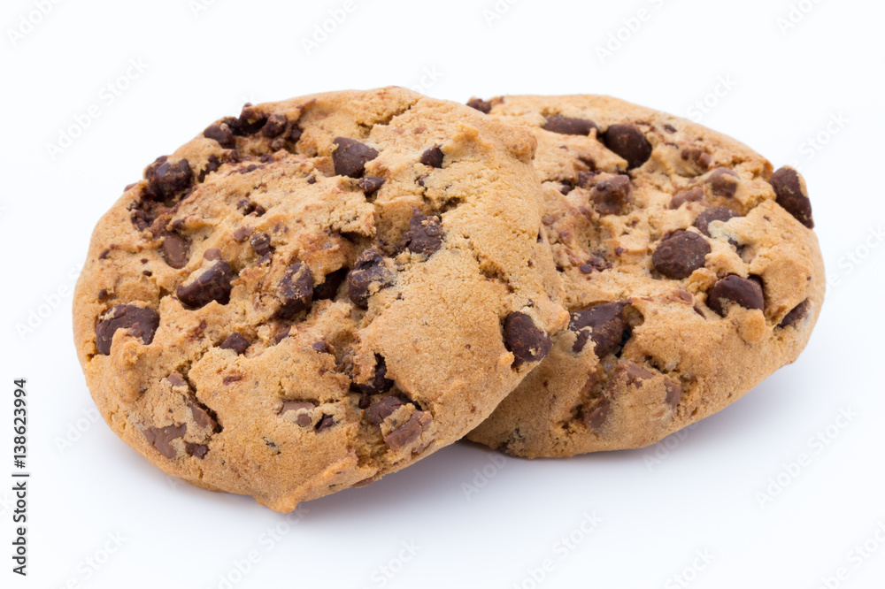 Cookies nuts on the isolated on white background. Cookies nuts on the isolated on white background.