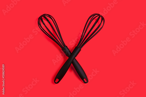 Shield with whisks