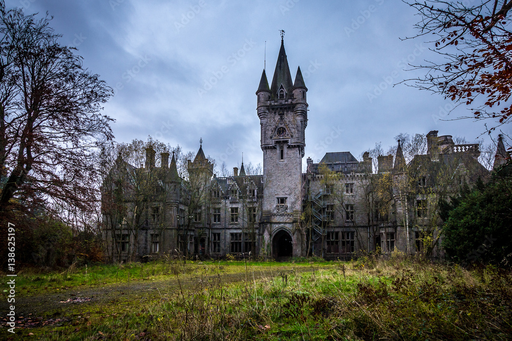 Abandoned castle in Belgium