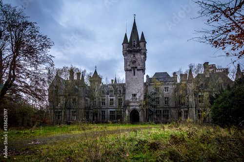 Abandoned castle in Belgium