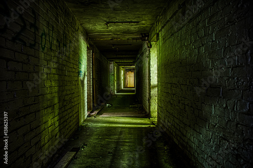 Cellar of abandoned building