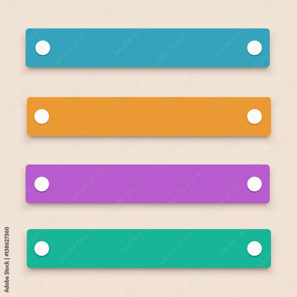 four labels set four labels set