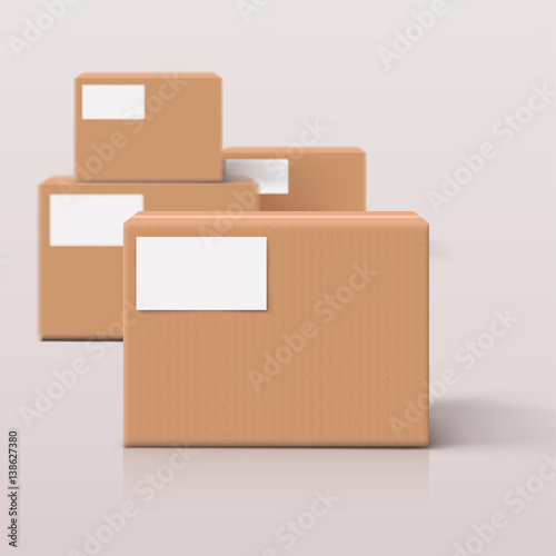 carton box with shadow 02