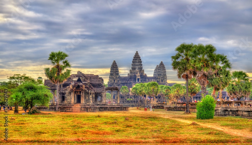 Angkor Wat Temple at Siem reap  Cambodia