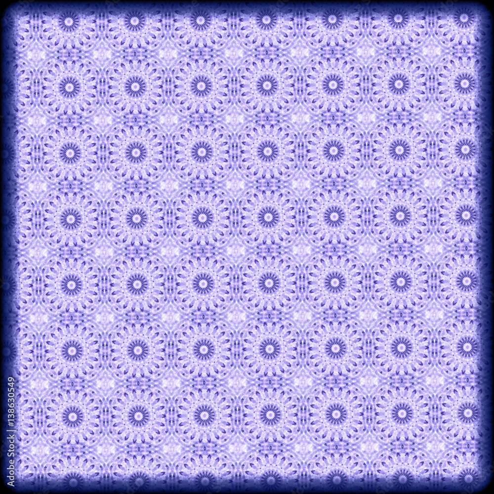 hand drawnd blue geometric pattern 