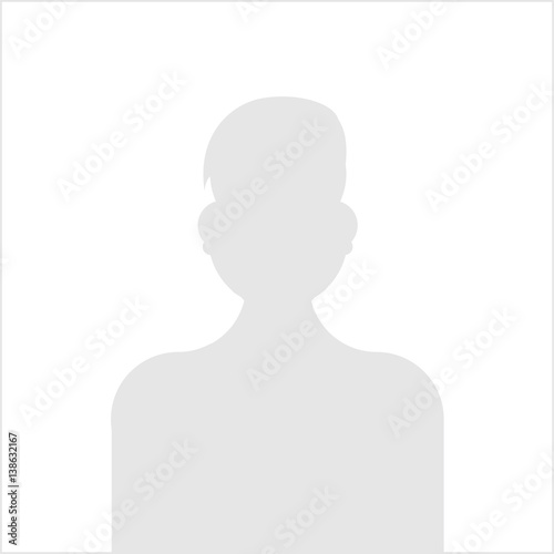 Universal avatar picture for social profile. Flat vector background EPS 10