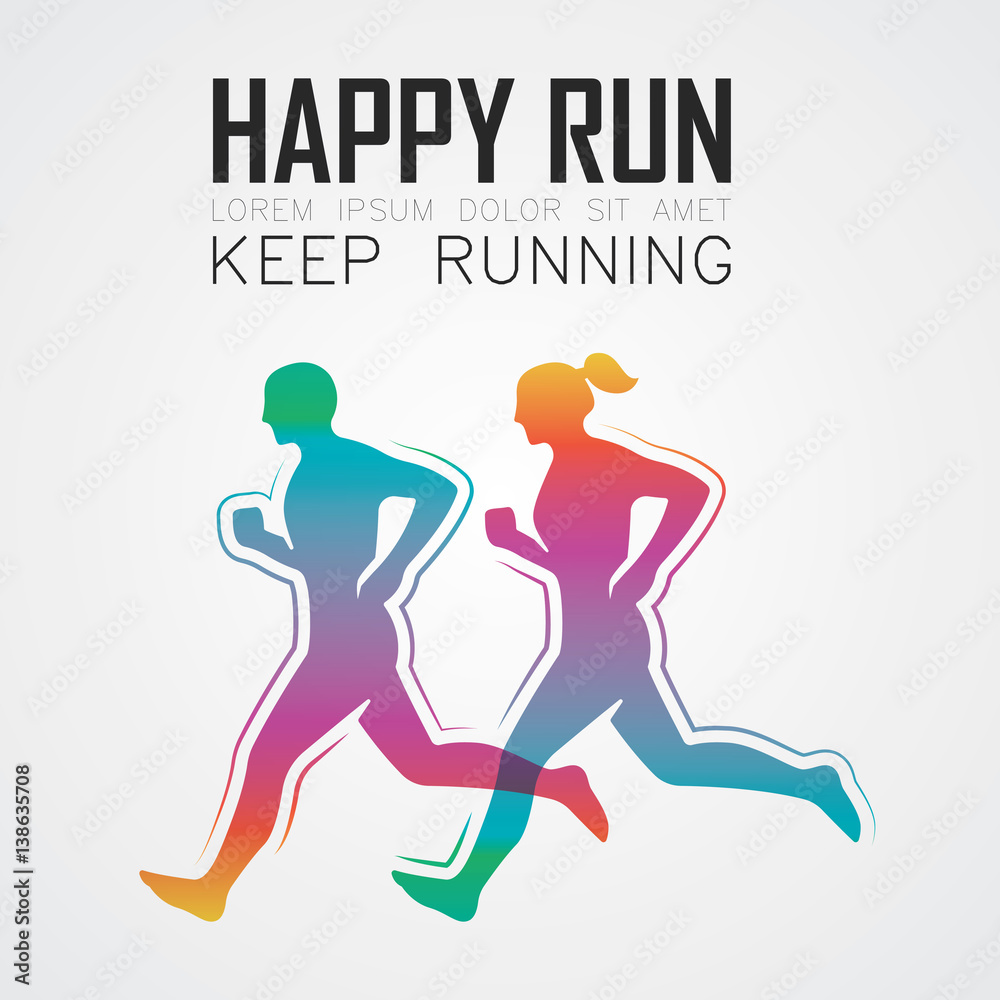 Running poster