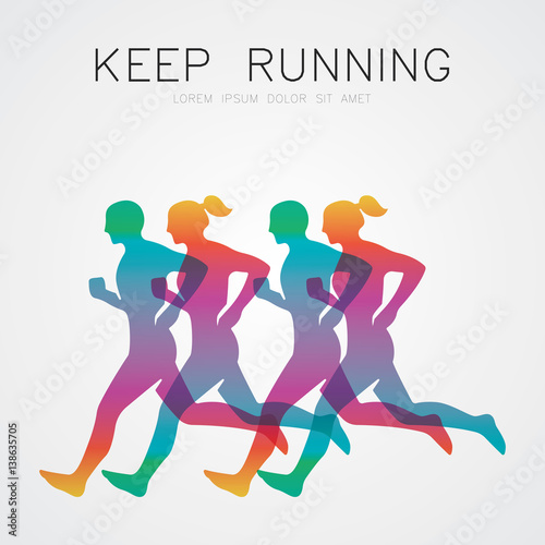 Running poster