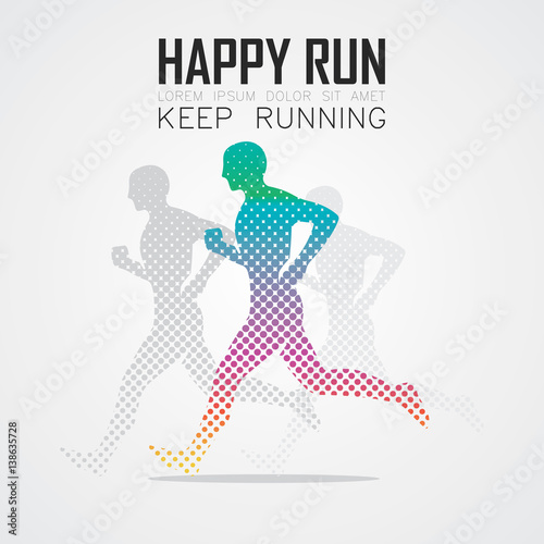 Running poster