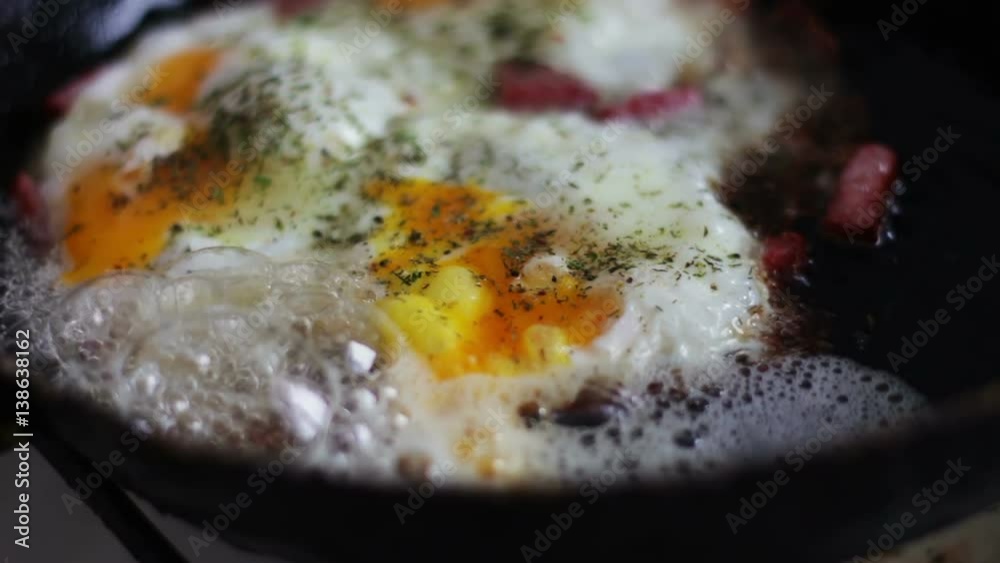 Bacon and fried Eggs Bacon and fried Eggs