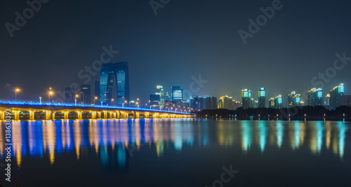 The Gate of the Orient by the Jinji Lake in Suzhou,China.