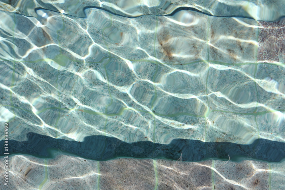 wave with reflection on water wave with reflection on water