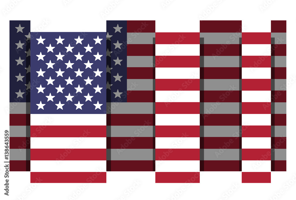 Fototapeta premium American flag