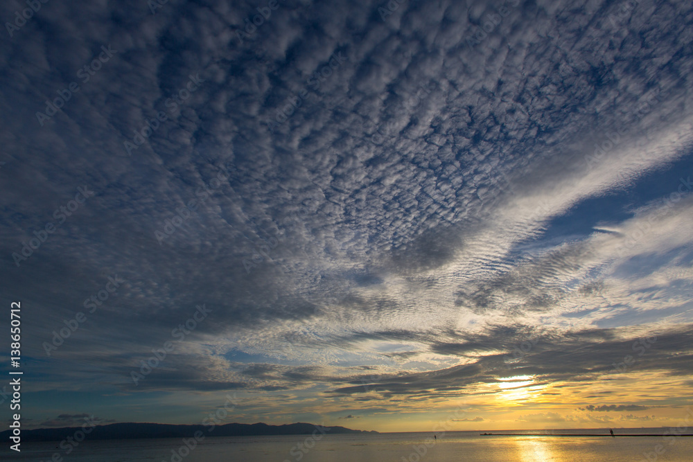 epic sky and sunset above the sea epic sky and sunset above the sea
