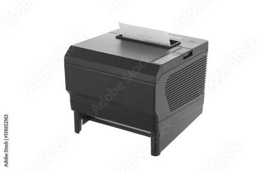 Black portable printer