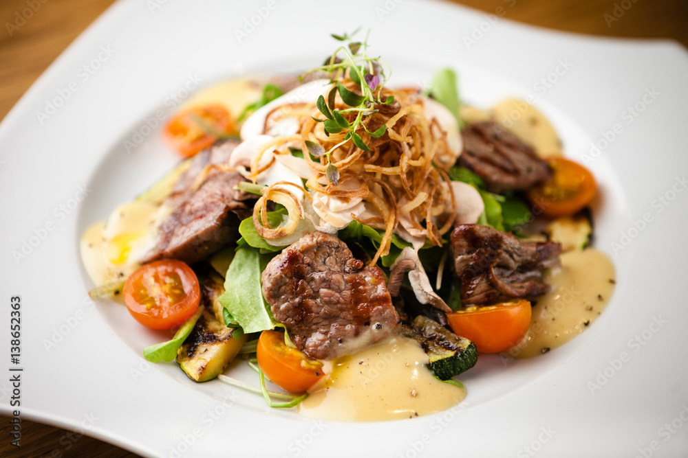 Brutus salad with beef Brutus salad with beef