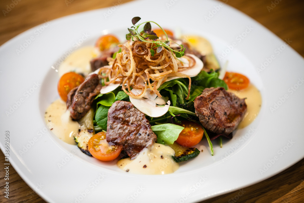 Brutus salad with beef Brutus salad with beef