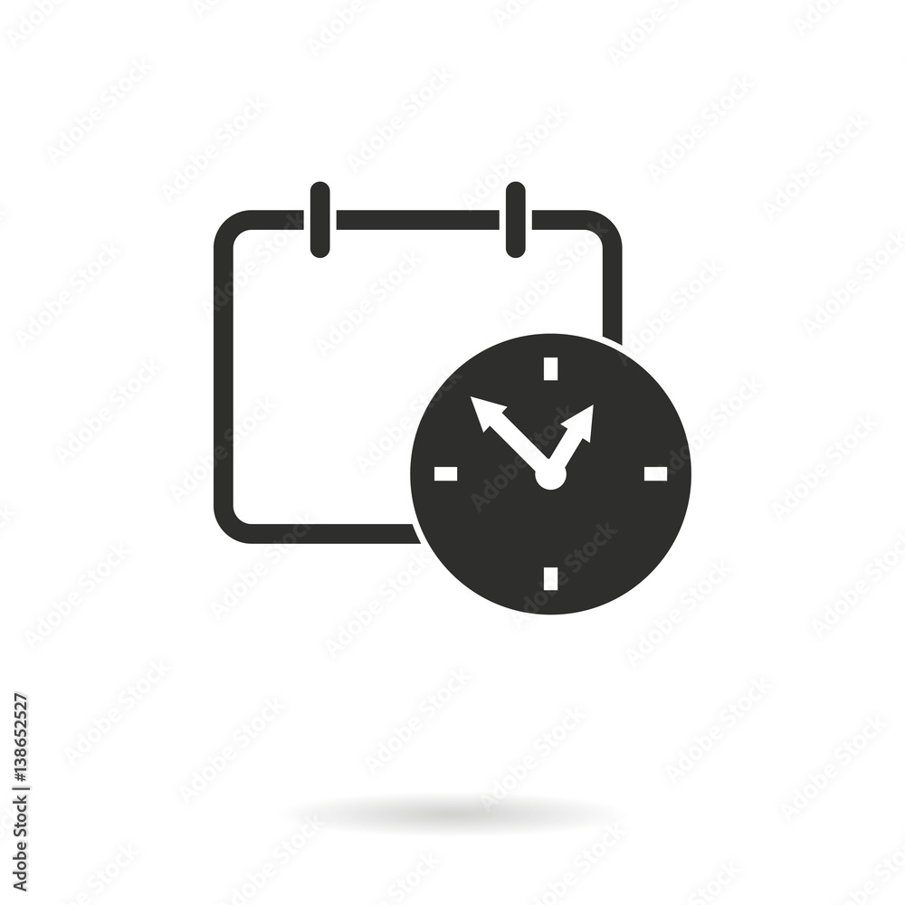 Planning calendar - vector icon. Planning calendar - vector icon.
