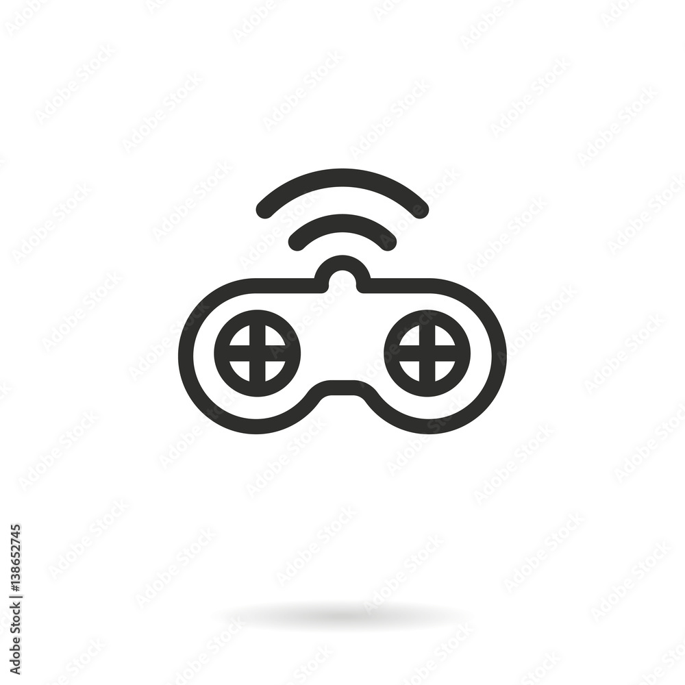 Game controller - vector icon. Game controller - vector icon.