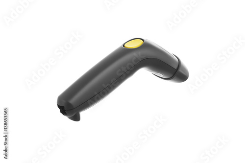 Barcode Scanner on white photo