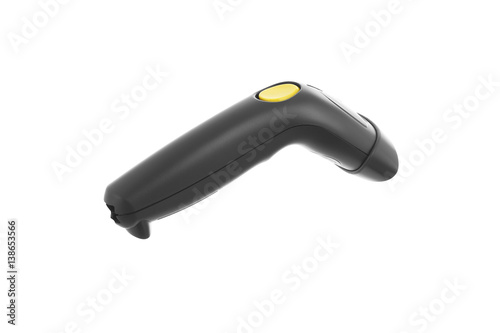 Barcode Scanner on white photo