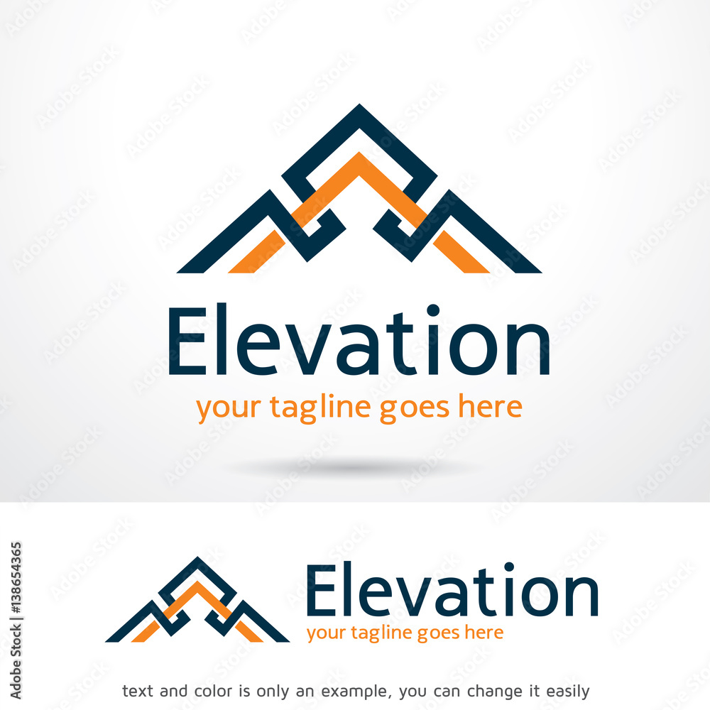 Elevation Logo Template Design Vector 
