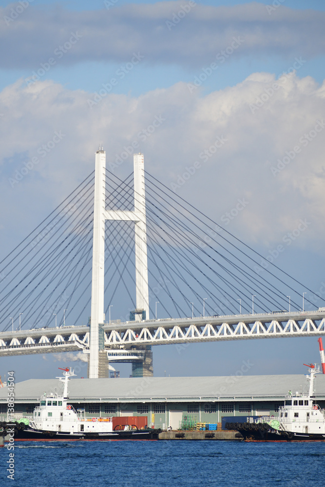 ship and bridge