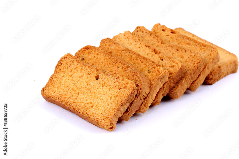 rusk with cardamom flavor, rusk on jute, rusk on cloth, rusk