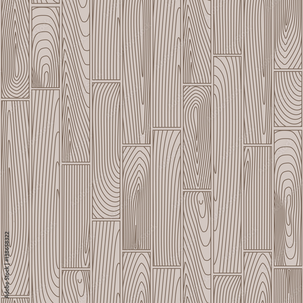 Fototapeta premium Seamless linear wooden planks pattern