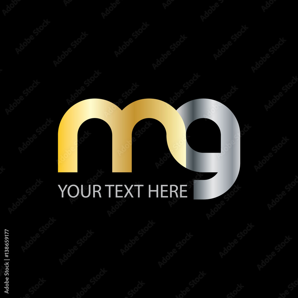 Initial Letter MG Rounded Lowercase Logo Initial Letter MG Rounded Lowercase Logo