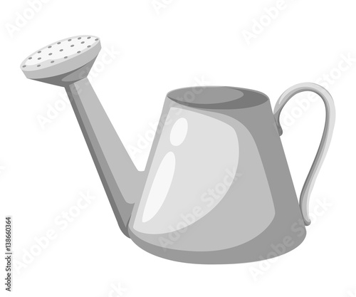 Watering can vector illustration isolated on white