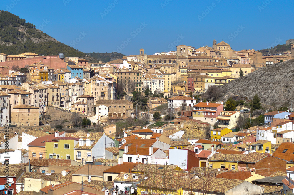 Vista de la ciudad de Cuenca, España