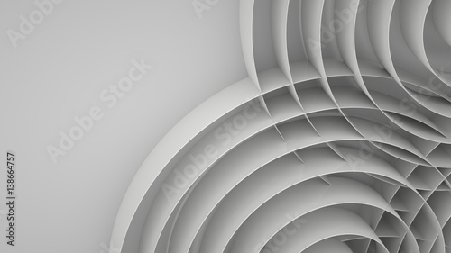 Wallpaper Mural Abstract background with spirals, 3 d render Torontodigital.ca