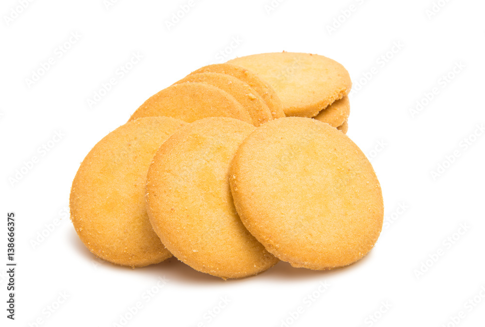 round cookies isolated