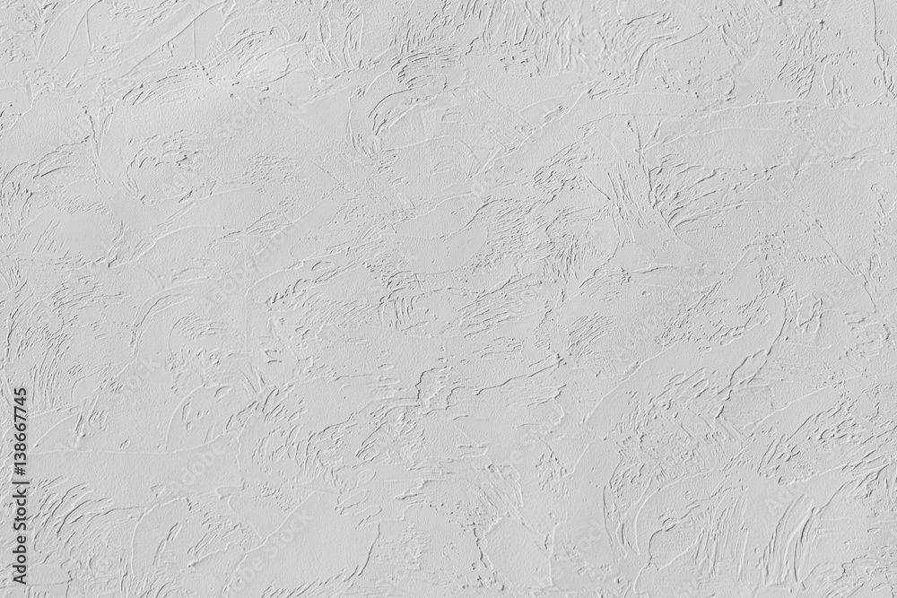 White plastered wall of the replaced design
White plastered wall of the replaced design